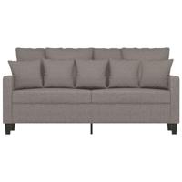 Tweezitsbank 140 cm stof taupe - thumbnail