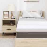 Matraspads Wit 80 x 200 cm 100% polyester jacquard stof - thumbnail