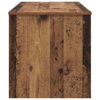 Salontafel met plank met opslag Oud hout 102 x 50 x 52.5 cm Bewerkt hout - thumbnail