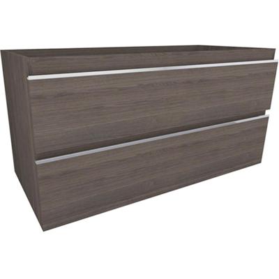 Xellanz Tigris Onderkast 100x46 cm Houtnerf Grijs met 2 Laden