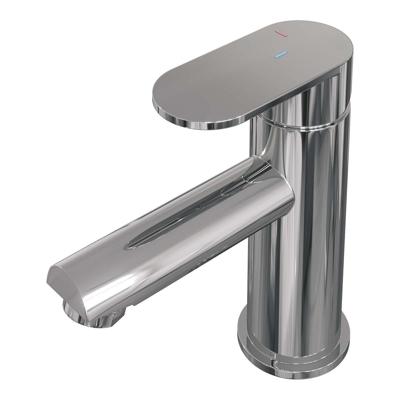 Wastafelmengkraan Brauer Chrome Edition Coldstart Opbouw Laag Platte Hendel Chroom Wastafelmengkraan Brauer Chrome Edition Coldstart Opbouw Laag Platte Hendel Chroom