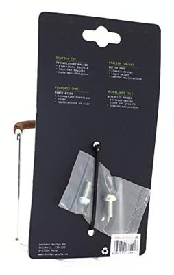 CONTEC bidonhouder "retro classic" ct bottle cage retro cl. silver w. leather