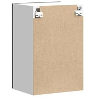 Keukenwandkast Lucca bewerkt hout zwart - thumbnail