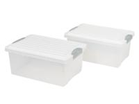 LIVARNO home Opbergboxen (2-delig set A4) - thumbnail