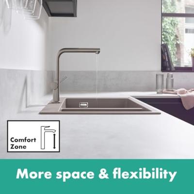 Hansgrohe Talis Keukenmengkraan RVS-Look