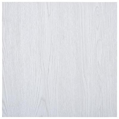 VidaXL Vloerplanken zelfklevend 5,11 m² pvc wit