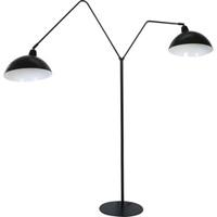 vtwonen Vloerlamp 'Orion' 2-Lamps, mat zwart - thumbnail