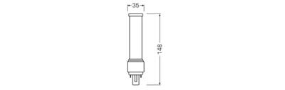 OSRAM HOMELIGHTING 4058075558182 LED-lamp Energielabel E (A - G) G24d-1 6 W = 13 W Neutraalwit (Ø x l) 34 mm x 138 mm 1 stuk(s) OSRAM HOMELIGHTING 4058075558182 LED-lamp Energielabel E (A - G) G24d-1 6 W = 13 W Neutraalwit (Ø x l) 34 mm x 138 mm 1 stuk(s)