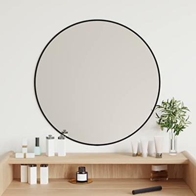 VidaXL Wandspiegel rond ø60 cm zwart VidaXL Wandspiegel rond ø60 cm zwart
