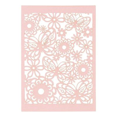 Creativ Company Patroonkarton lichtrood, 10st.