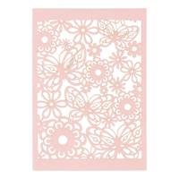 Creativ Company Patroonkarton lichtrood, 10st. - thumbnail
