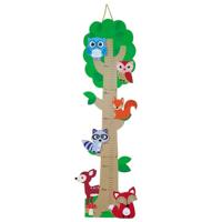 Ulysse houten groeiboom bosdieren 80-150 cm - thumbnail