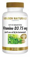 Golden Naturals Vitamine D3 75mcg Capsules - thumbnail