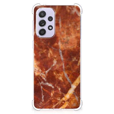 Samsung Galaxy A33 Anti-Shock Hoesje Marmer Bruin Samsung Galaxy A33 Anti-Shock Hoesje Marmer Bruin