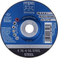 PFERD TOOLS 62208626 E 76-6 SG STEEL/10,0 Afbraamschijf gebogen Diameter 76 mm Boordiameter 10 mm Staal 10 stuk(s) - thumbnail