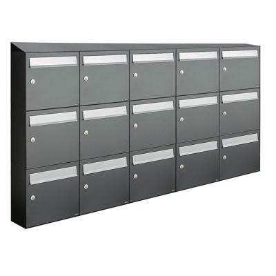 Allux Flow Set 5-Breed, 3-Hoog Met Dak Antraciet - 40040065_5x3d