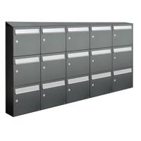 Allux Flow Set 5-Breed, 3-Hoog Met Dak Antraciet - 40040065_5x3d - thumbnail