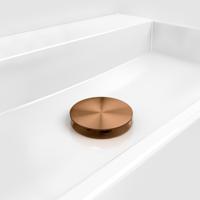 Afvoerplug Niet Afsluitbaar Clou Geborsteld Brons PVD Clou - thumbnail