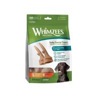WHIMZEES by Wellness Antler, Grootte L, 6 stuks, geweivormige kauwsnack met kalmerende effecten voor grote honden (18-27kg), natuurlijke tandverzorgingssnack, graanvrij, met kamille-extract - thumbnail