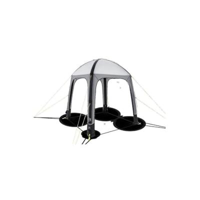 KAMPA Opblaasbare schuilplaats AIR Shelter 200 - 2x2m Grijs en zwart