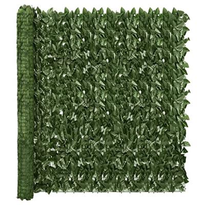 VidaXL Balkonscherm met donkergroene bladeren 300x150 cm VidaXL Balkonscherm met donkergroene bladeren 300x150 cm