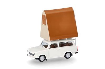 Herpa 024167-002 H0 Auto Trabant 601 universeel, grijswit Herpa 024167-002 H0 Auto Trabant 601 universeel, grijswit