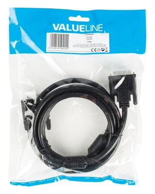 Valueline DVI-D Single Link kabel 1,5m