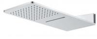 luxe vierkante wand-hoofddouche+waterval 600x25 chr - thumbnail