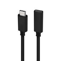 NANOCABLE 10.01.4501-L150 Kabel USB 3.2 GEN2X2, 100 W, 4K/60Hz, USB-C/M-USB-C/H, zwart, 1,5 m - thumbnail