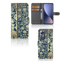 Xiaomi 12 Pro Hoesje Beige Flowers - thumbnail