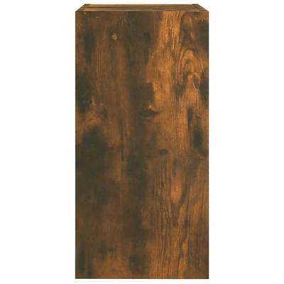 Tv-meubel 30,5x30x60 cm bewerkt hout gerookt eikenkleurig