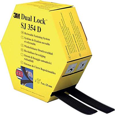 3M SJ 354D Dual Lock Klittenband Om vast te plakken Haak- en lusdeel (l x b) 5000 mm x 25.4 mm Zwart 1 paar 3M SJ 354D Dual Lock Klittenband Om vast te plakken Haak- en lusdeel (l x b) 5000 mm x 25.4 mm Zwart 1 paar