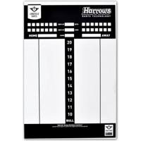 Longfield games darts scorebord met stift, wisser & spelregels - thumbnail