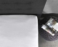 Homecare - Molton Topper Hoeslaken - Wit - 190/200 x 220/230 - thumbnail