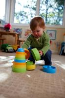Green Toys stapeltoren rond, 8dlg. - thumbnail