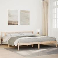 Bedframe extra lang zonder matras massief grenenhout 180x220 cm - thumbnail