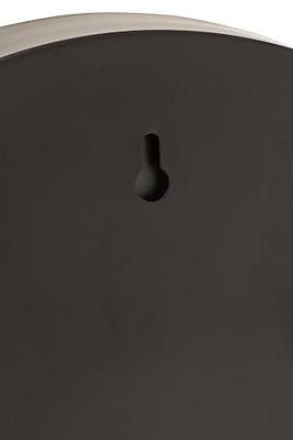 J-Line miroir Rond Bord - métal - noir - small - Ø 30 cm