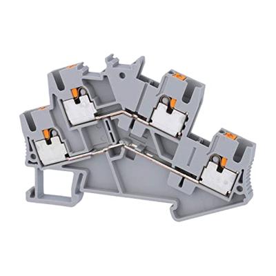 Phoenix Contact 3209604 Klem 2-etages 5.2 mm Snelaansluiting Grijs 50 stuk(s)