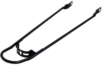 HH Spatbordstang met bumper 28 x 1,5 inch matzwart