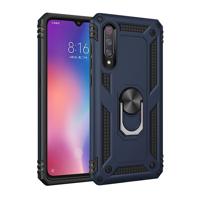 Sergeant Armor schokbestendig TPU + PC beschermende case voor Xiaomi mi 9 met 360 graden rotatie houder (blauw) - thumbnail