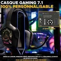 Bekabelde gamingheadset - The G-Lab - KORP COBALT 7.1 - 7.1 surround sound - USB - RGB - thumbnail