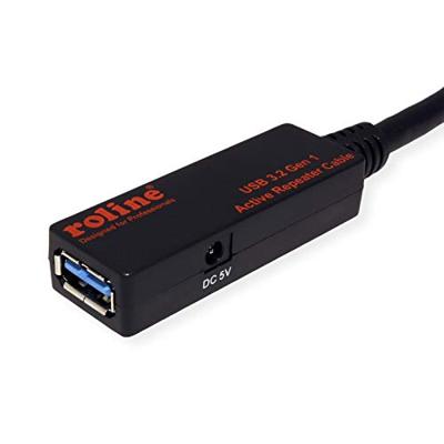 ROLINE USB 3.2 Gen 1 Actieve Repeater kabel, zwart, 15 m ROLINE USB 3.2 Gen 1 Actieve Repeater kabel, zwart, 15 m