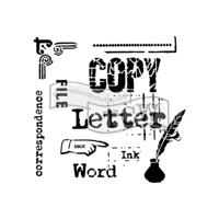 The Crafter's Workshop • template 15x15cm correspondence - thumbnail