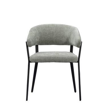 Eetkamerstoel Liv - stof - groen