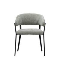 Eetkamerstoel Liv - stof - groen - thumbnail