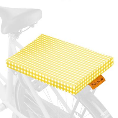 Fietskussen Yellow Checkmate