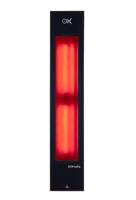 Xiomara Feel Good Shower IR-L infrarood inbouw 110x20.7 cm zwart - thumbnail