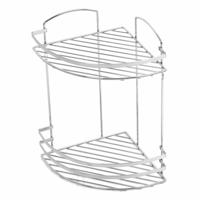 Plieger Douche Hoekrek 2 Laags Chroom - thumbnail