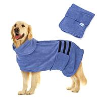 Nobleza Hondenbadjas, XL hondendroogjas, hondenhanddoek gewaad huisdieren kamerjas super absorberende huisdier puppy badjas sneldrogend verstelbare huisdier badjas handdoek voor extra grote honden kat - thumbnail