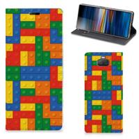 Sony Xperia 10 Plus | Hoesje met Magneet | Blokken - thumbnail